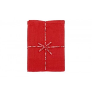 Primavera Cotton Table Cloth -130 x 180cm - Red
